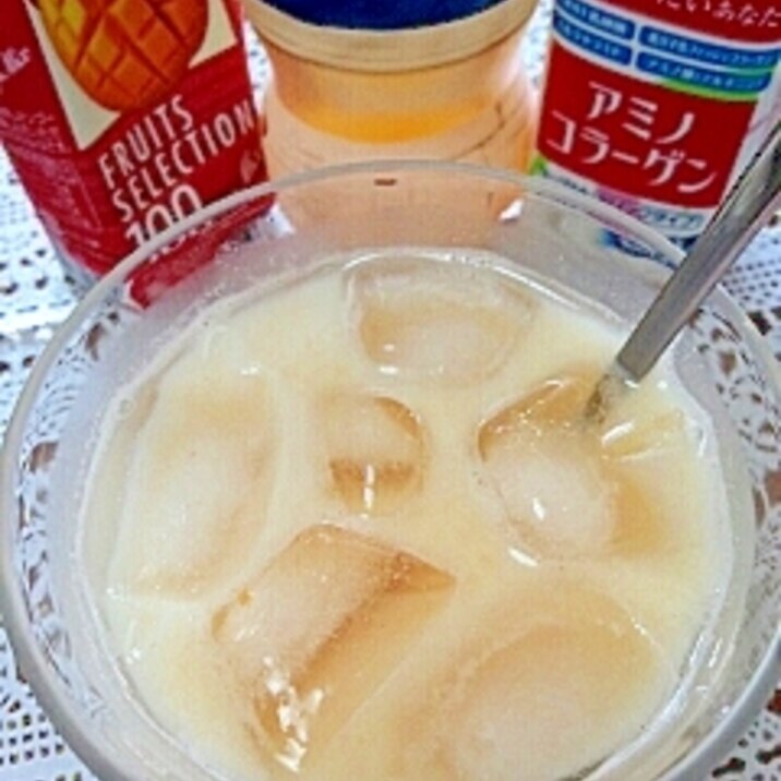 アイス☆美肌なマンゴーオレンジヨーグルトミルク♪